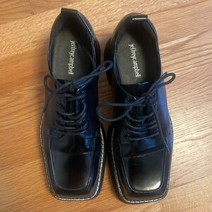 Jeffrey Campbell Lace Up Loafer Derby Flats